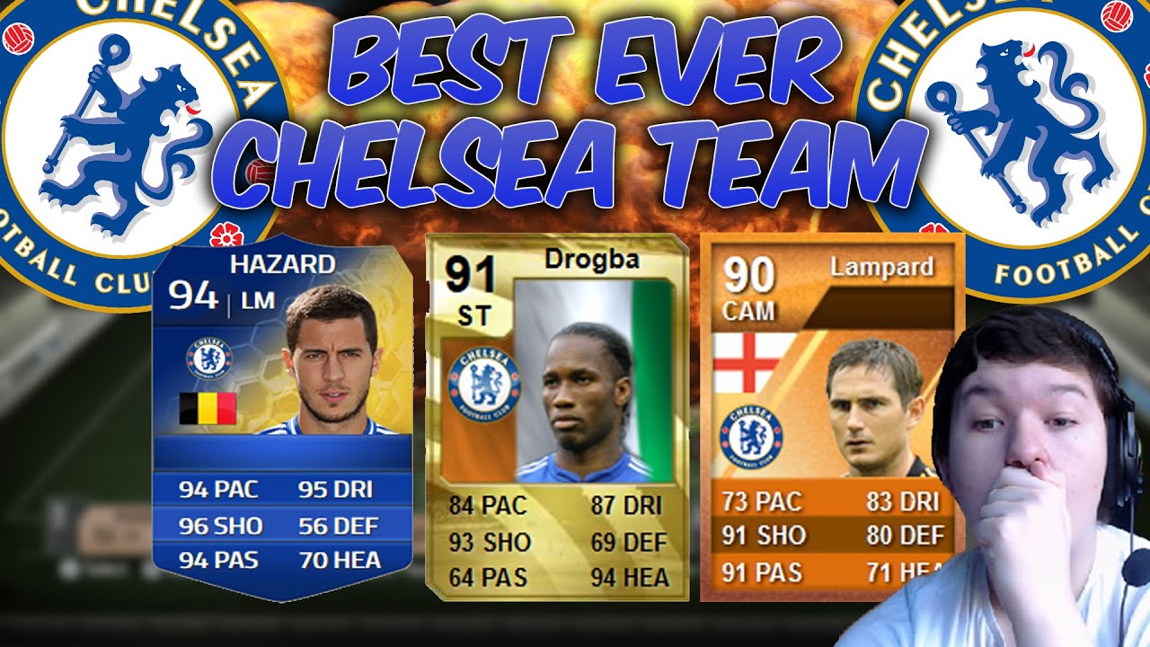 THE BEST EVER CHELSEA TEAM ON FIFA!! RETRO FLASHBACK FIFA!!