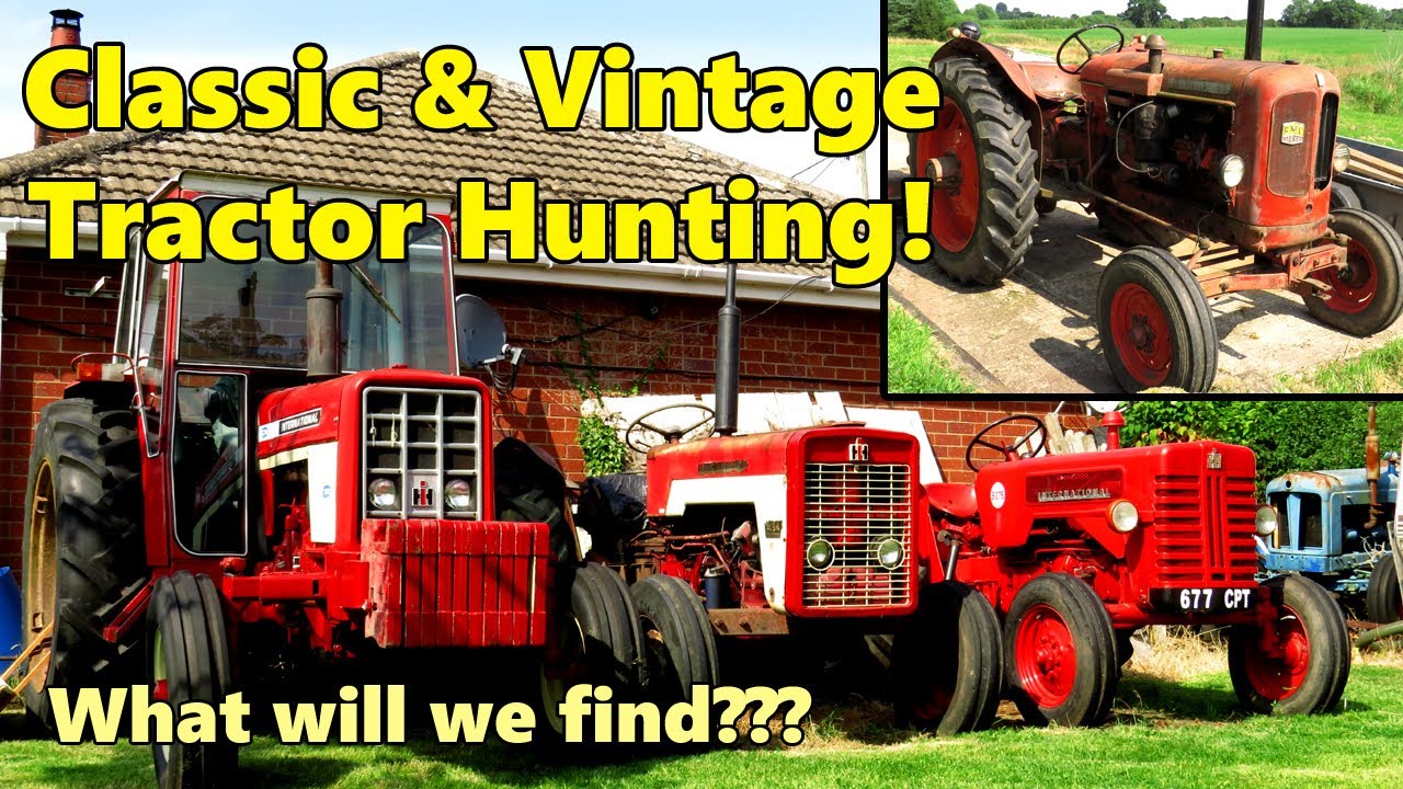 5 minutes of Classic & Vintage Tractor Hunting | Internationals, Leylands, Nuffields, Fergusons +++