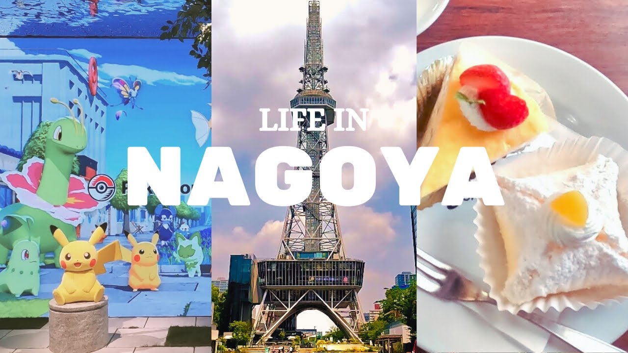 Early summer day in Nagoya, Japan | Exploring Sakae | Cafe, Pokemon Center, Sushi | Japan Vlog