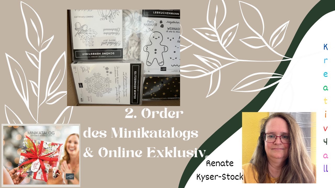 2.  Bestellung Minikatalog  & Online Exklusiv Stampin´Up!
