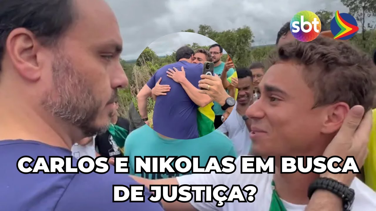 Nikolas Ferreira marcha até Brasília e Carlos Bolsonaro se junta ao protesto contra STF e Lula