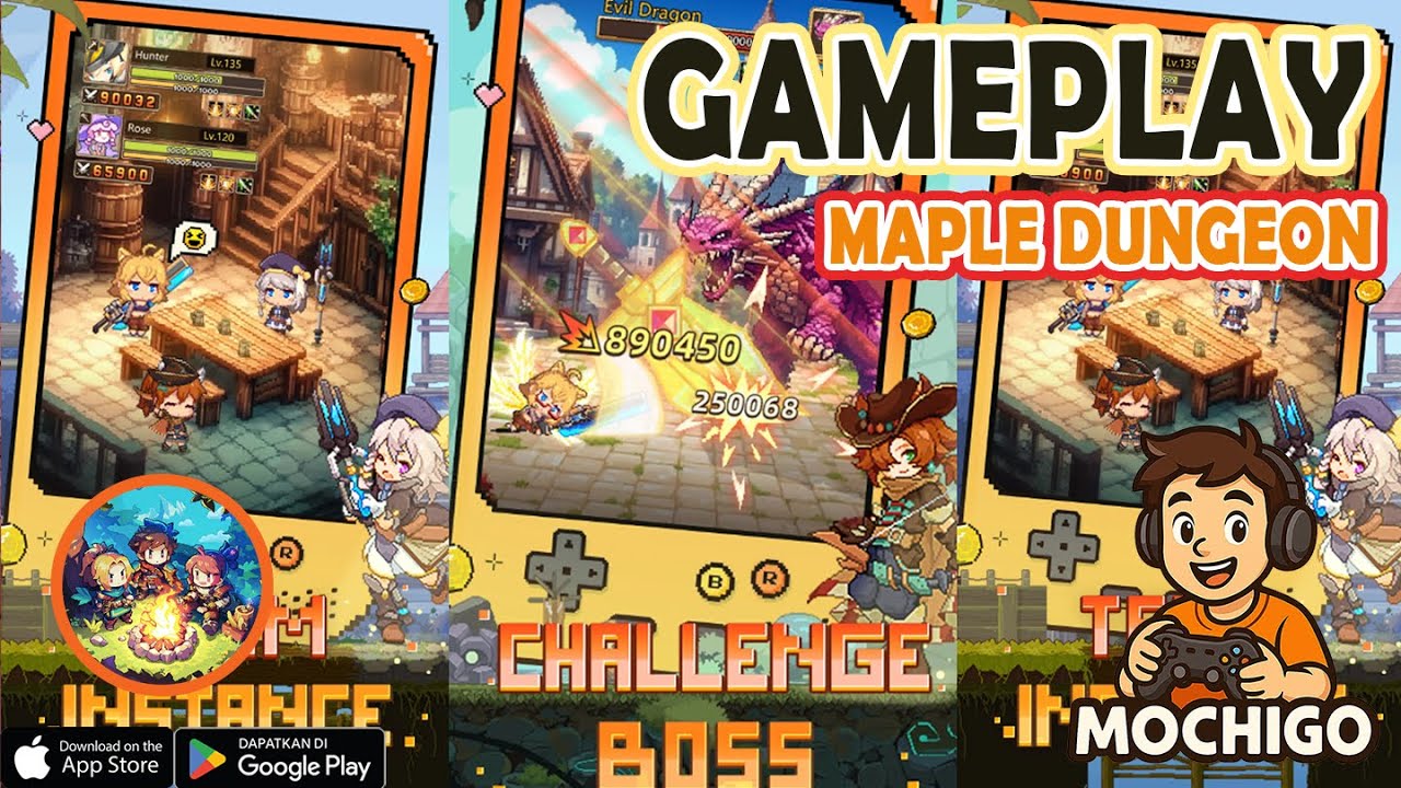 Maple Dungeon Gameplay | 🎁 10 Giftcodes & How to Redeem Codes - Android / IOS