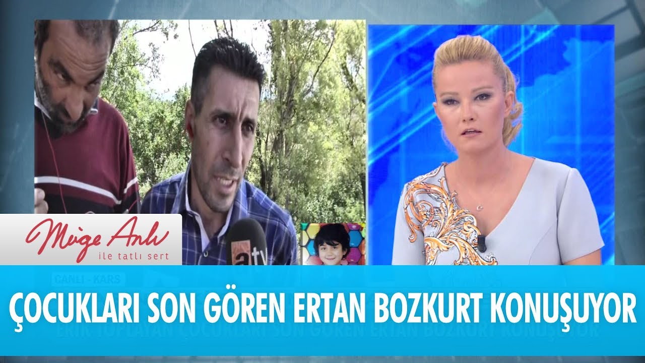 Çocukları son gören Ertan Bozkurt konuşuyor - Müge Anlı İle Tatlı Sert 18 Eylül 2018
