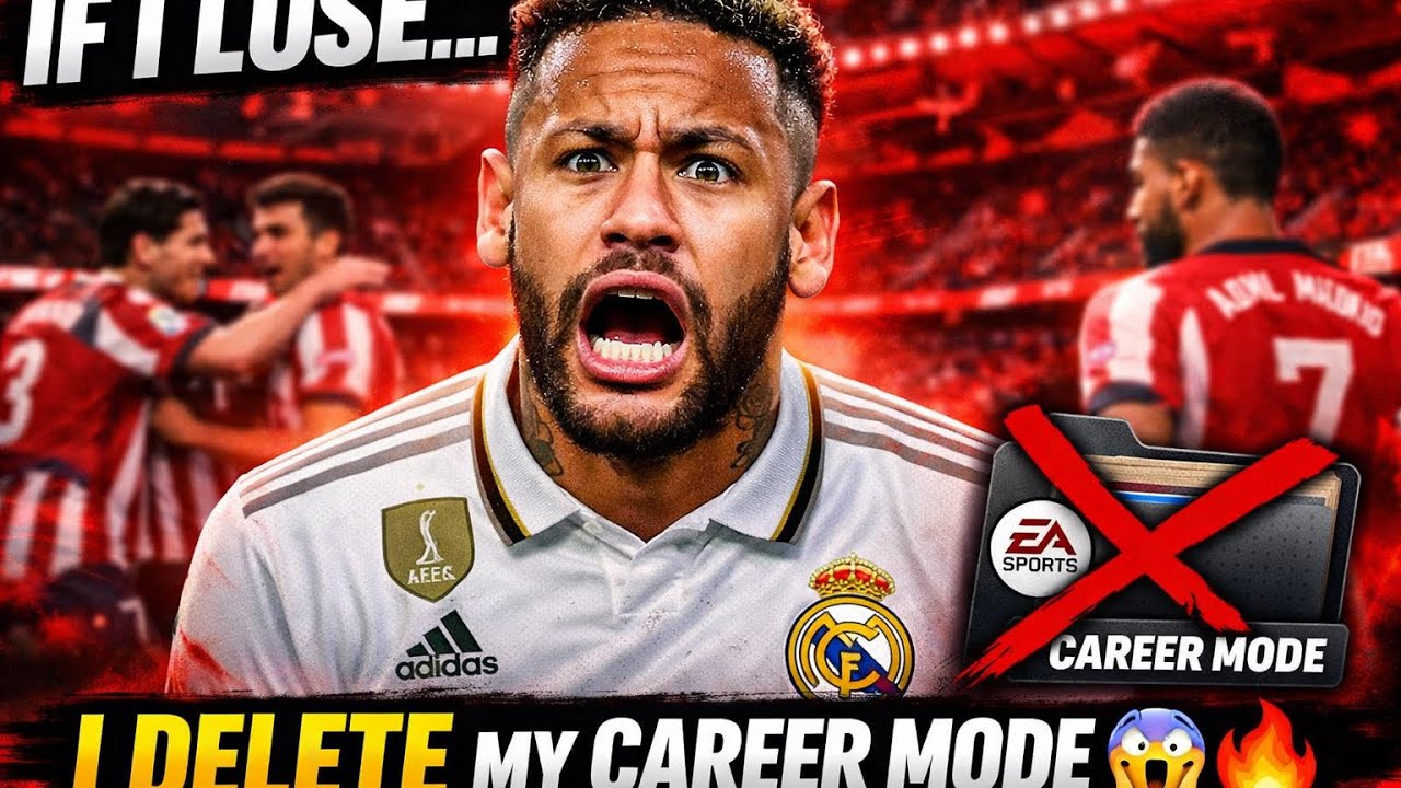 Neymar vs Barcelona at Real Madrid… If I Lose, Career Mode ENDS 😱🔥 #console #ps5 #gamingwithmero 