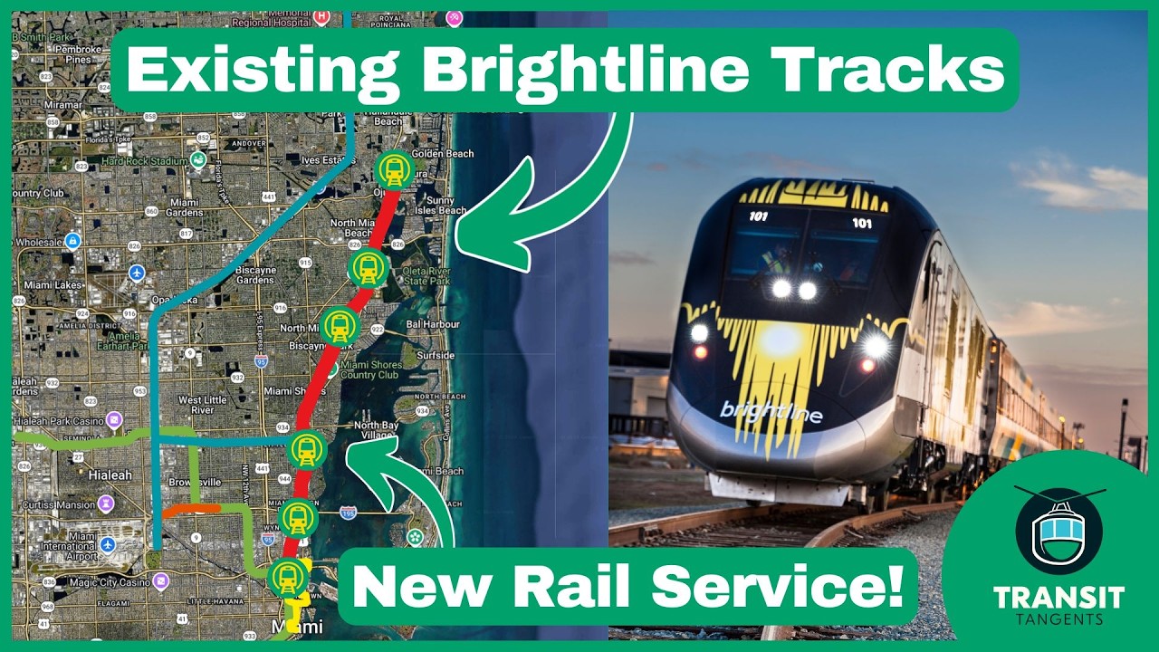 Miami to Start NEW Commuter Rail Along Brightline Route