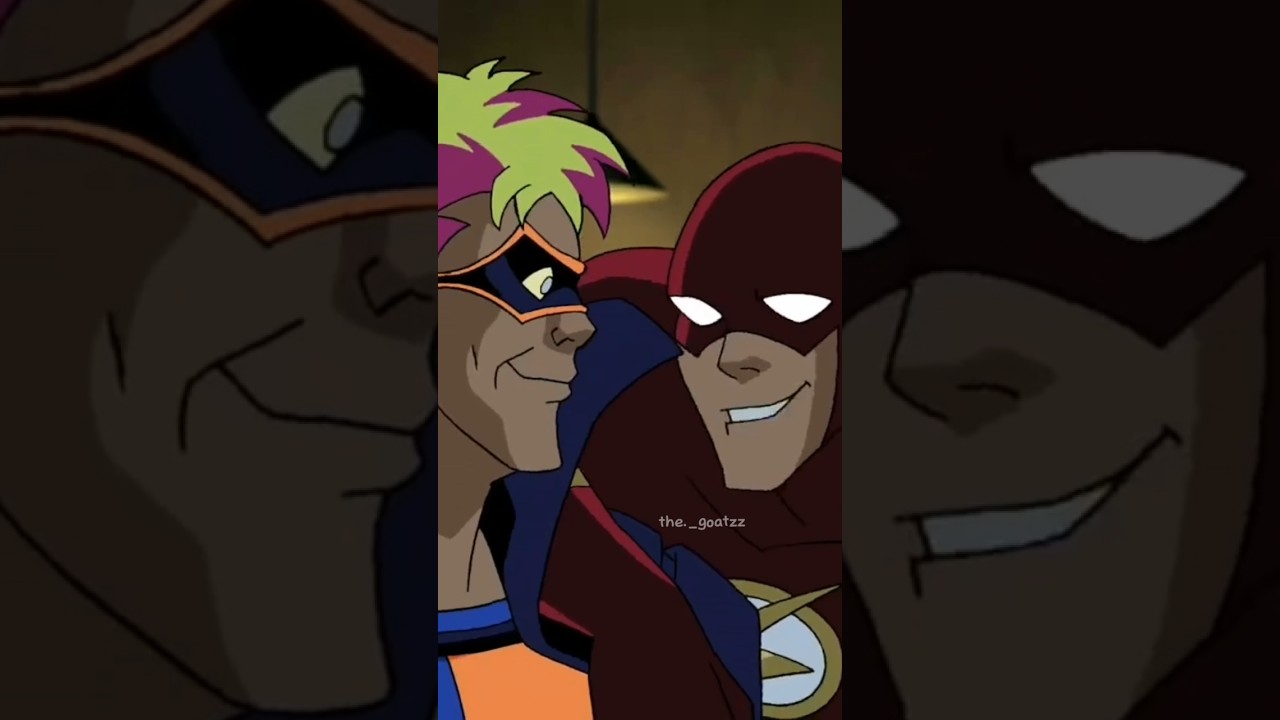 FLASH TALKS TO THE TRICKSTER | #wonderwoman #justiceleague #animated #batman #flash #trickster #edit