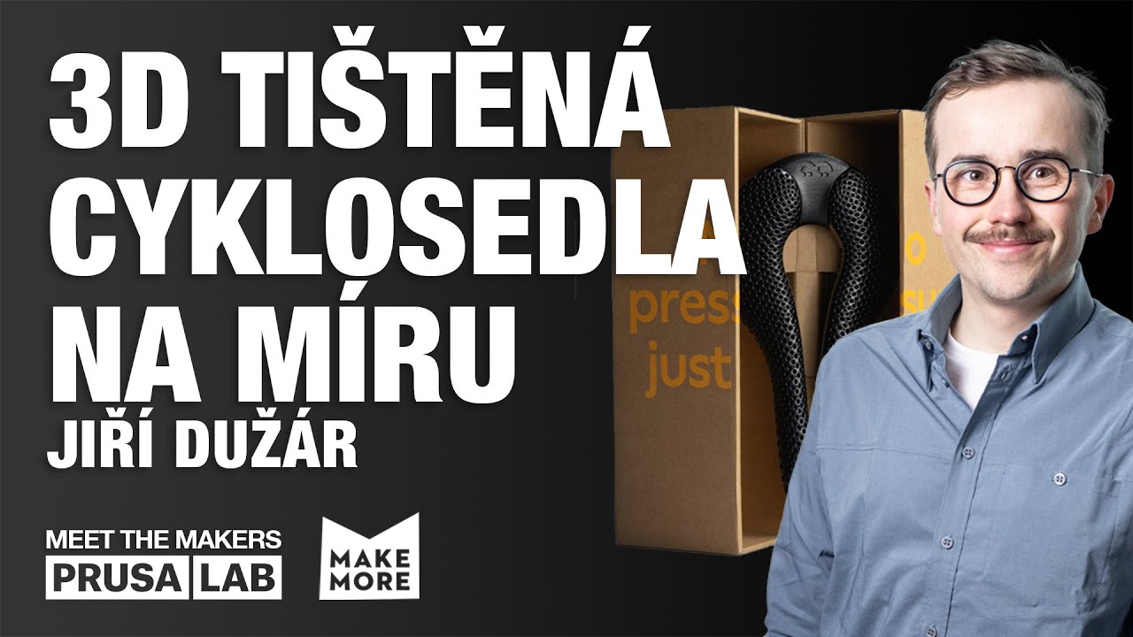 3D tištěná cyklistická sedla kompletně na míru – Jiří Dužár (Posedla)