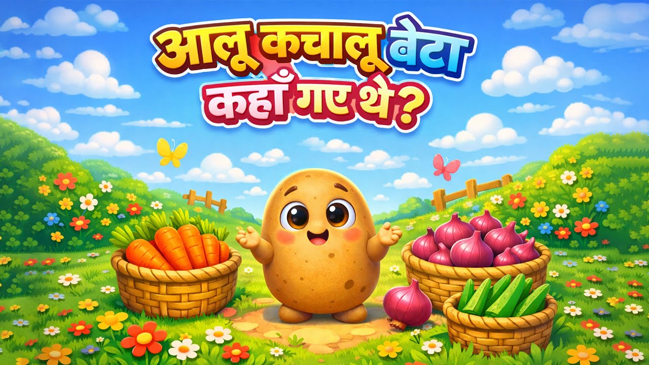 Aloo Kachaloo Beta Kahan Gaye They| Hindi Song rhymes|आलू कचालू बेटा कहाँ गए थे?| MagicRhymesStudios