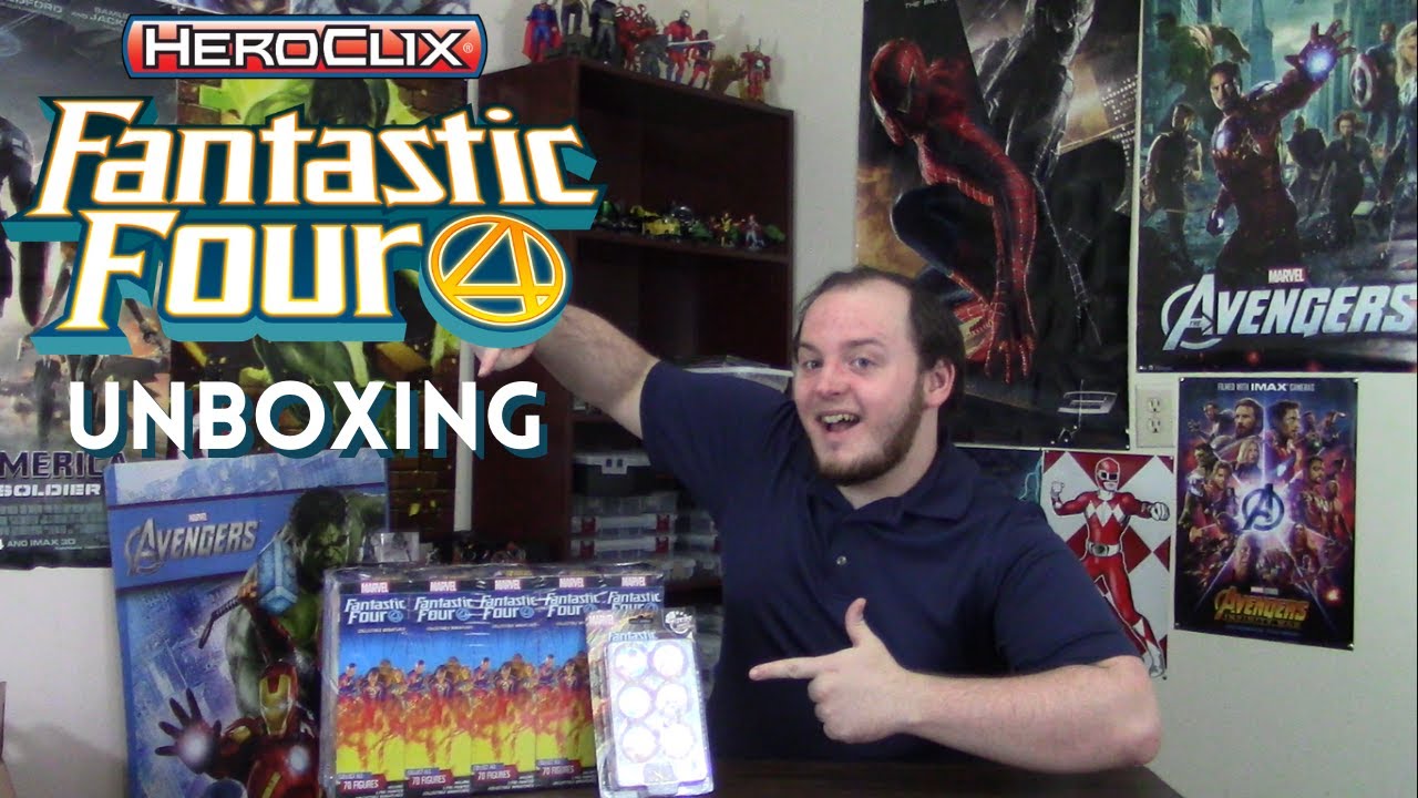 Heroclix Unboxing: Fantastic Four Set+Dice & Tokens