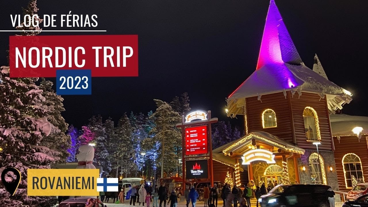 Vlog de férias: estamos na Lapônia, terra do Papai Noel!