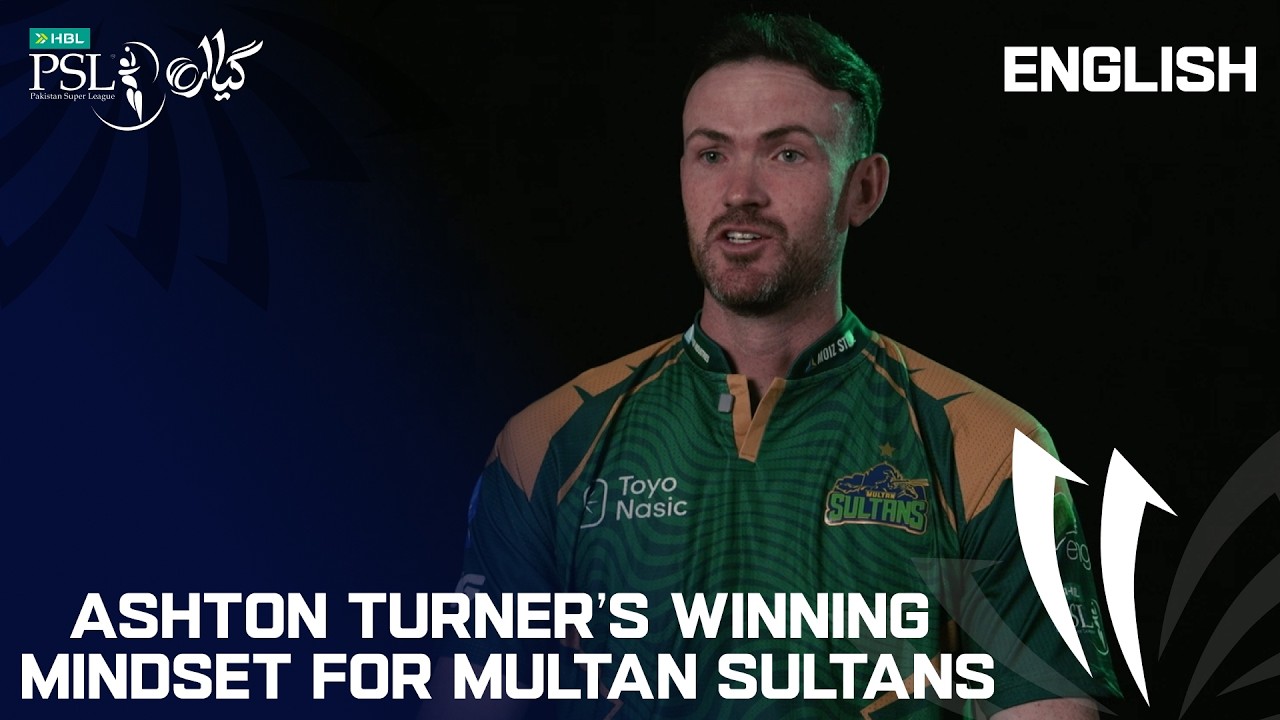 Eyes on the Trophy 🏆 | Ashton Turner&rsquo;s Winning Mindset for Multan Sultans | HBL PSL 11 | MZB1K