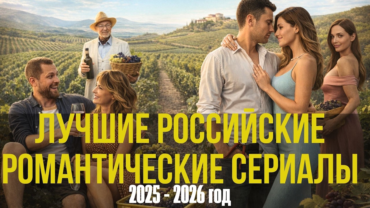 Лучшие российские романтические сериалы 2025-2026 года.