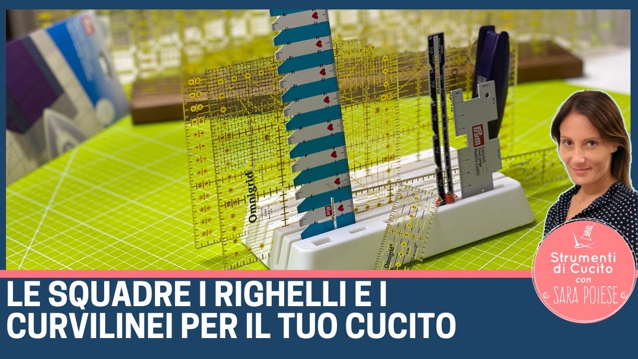 Squadre righelli e curvilinei per il cucito creativo e sartoriale | guida all'uso con Sara Poiese