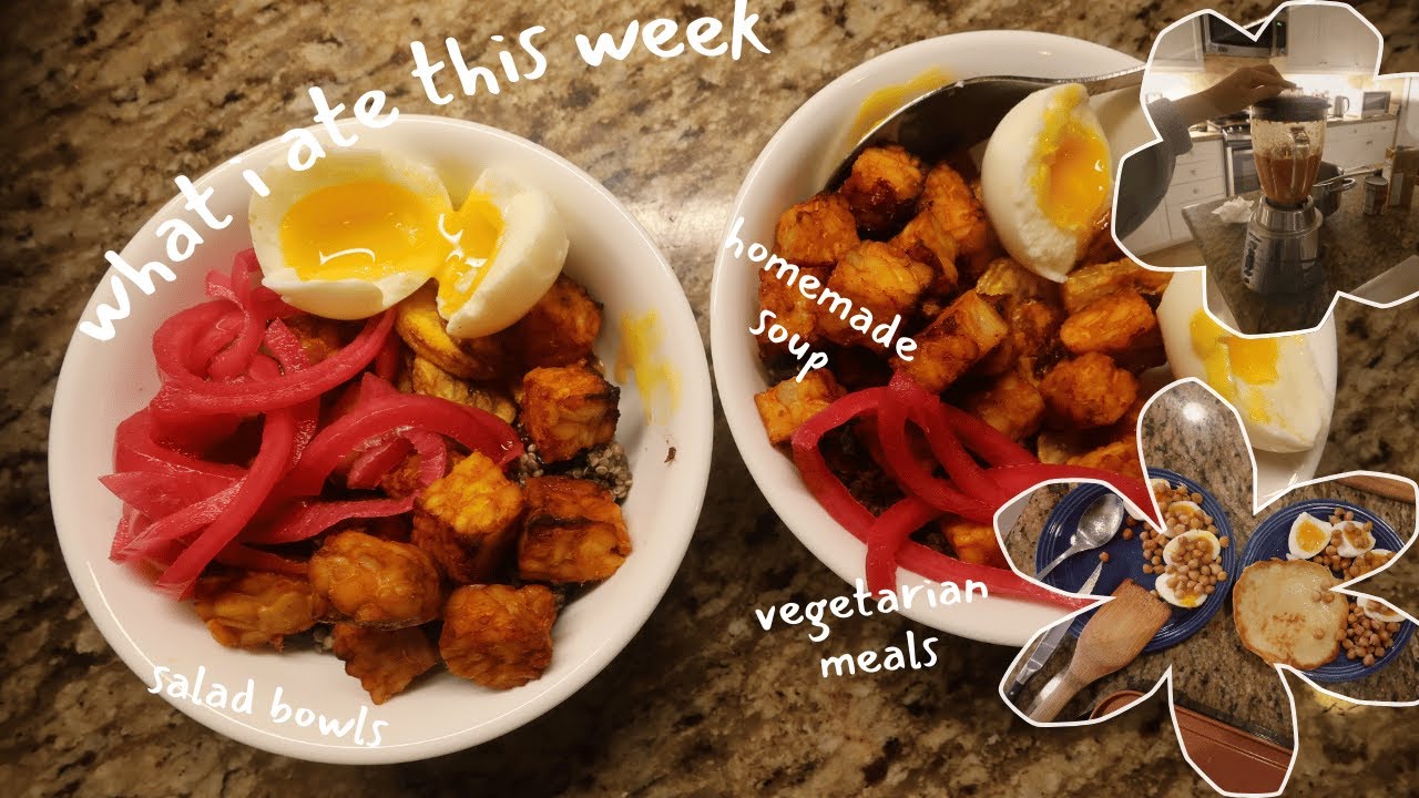 3 Days of Vegetarian Meals | Quinoa Bowls, Quick Desserts, Homemade Soup