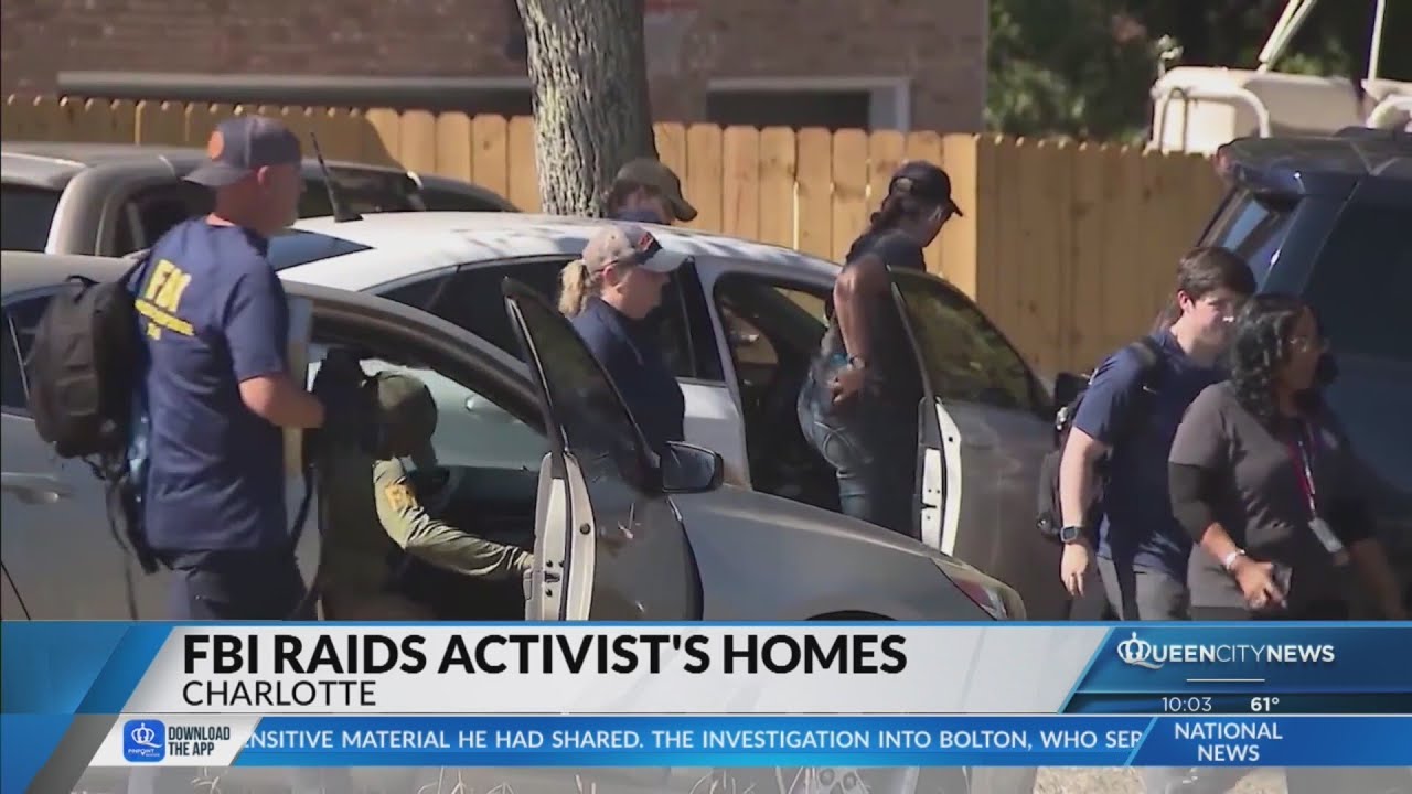 Neighbors say they had reason to keep an eye on Charlotte activist's house before FBI raid
