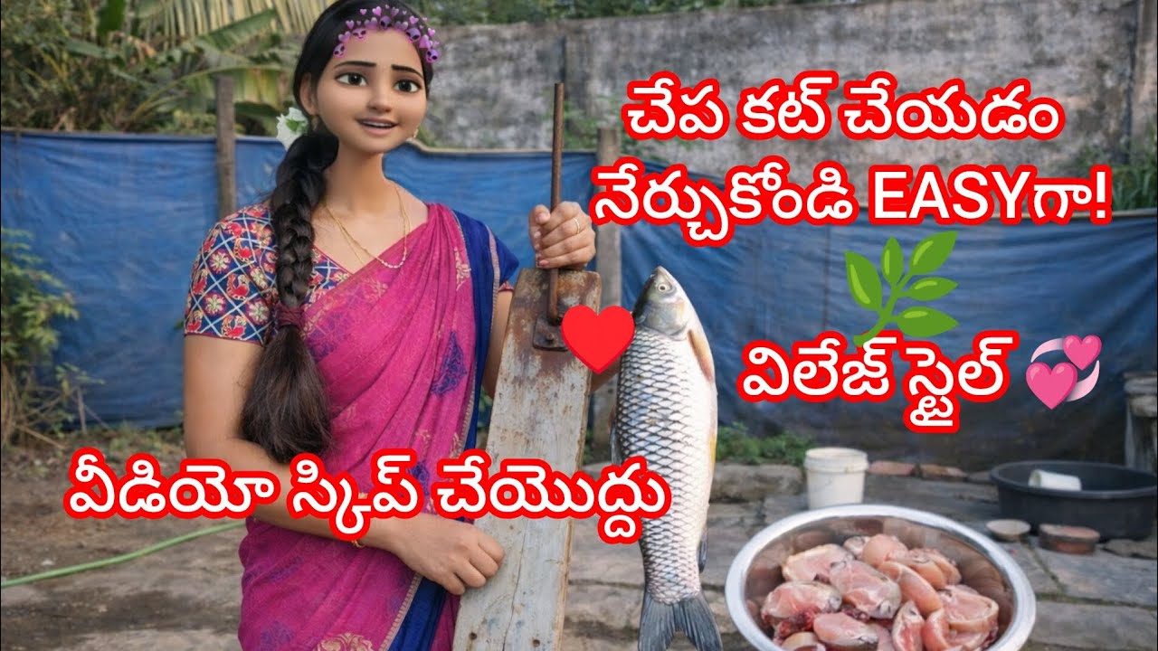 చేప ఇలా కట్ చేస్తాను | పూర్తి క్లీనింగ్ ప్రాసెస్ | Daily Routine Vlog🌿💞🌴🤩