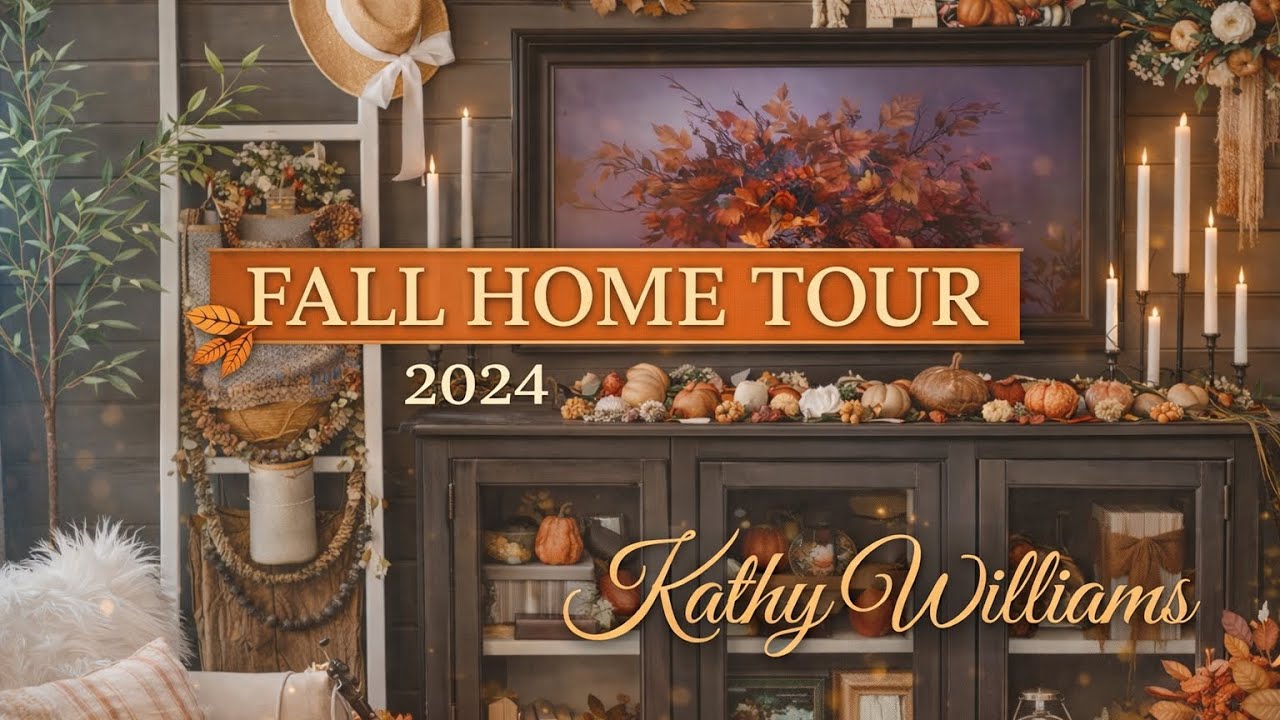 BEAUTIFUL COZY FARMHOUSE STYLE MOBILEHOME HOME TOUR ~ FALL AUTUMN 2024 ~ MOBILE FARM HOUSE COTTAGE