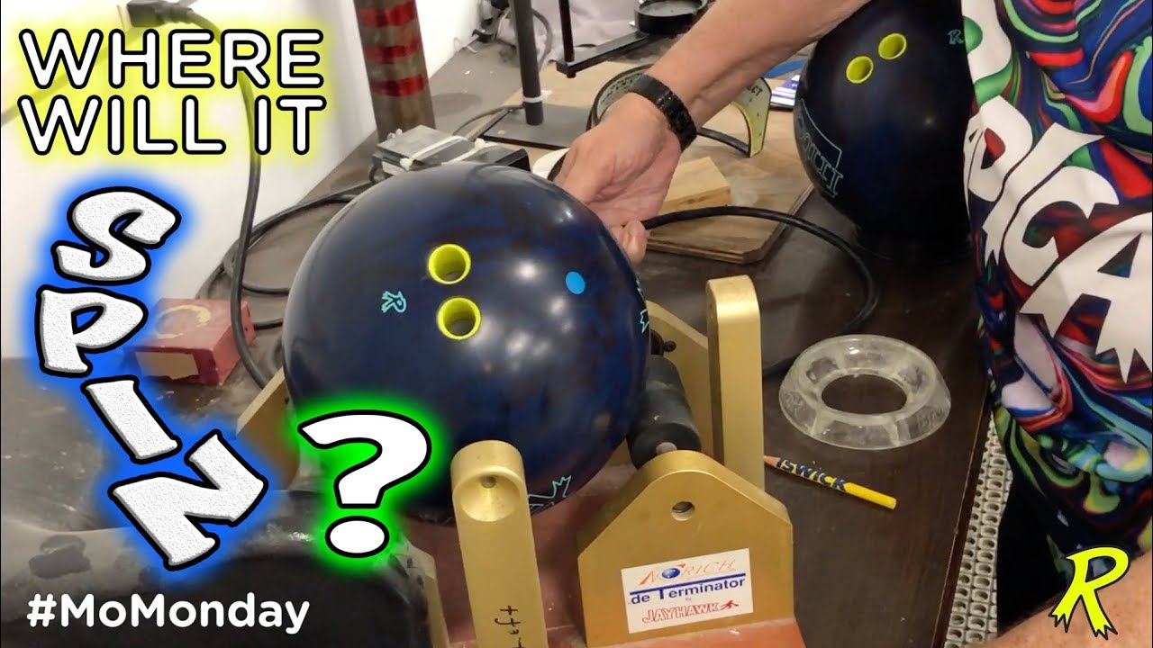 Where Will It Spin? Drilled Symmetrical PSA Location For No Thumb Bowlers - #MoMonday