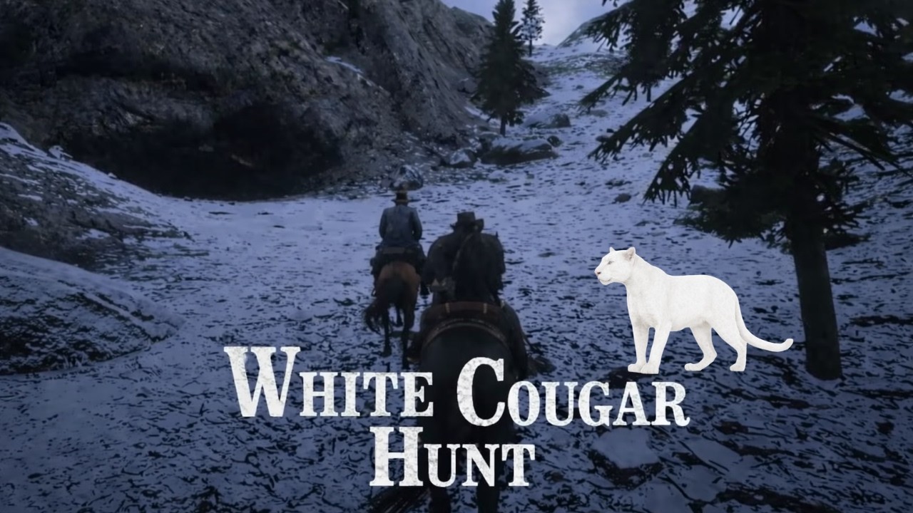 This Animal Almost KILLED Me… 💀 White Cougar Hunt in RDR2 🔥 | #rdr2 #arthurmorgan #hunting