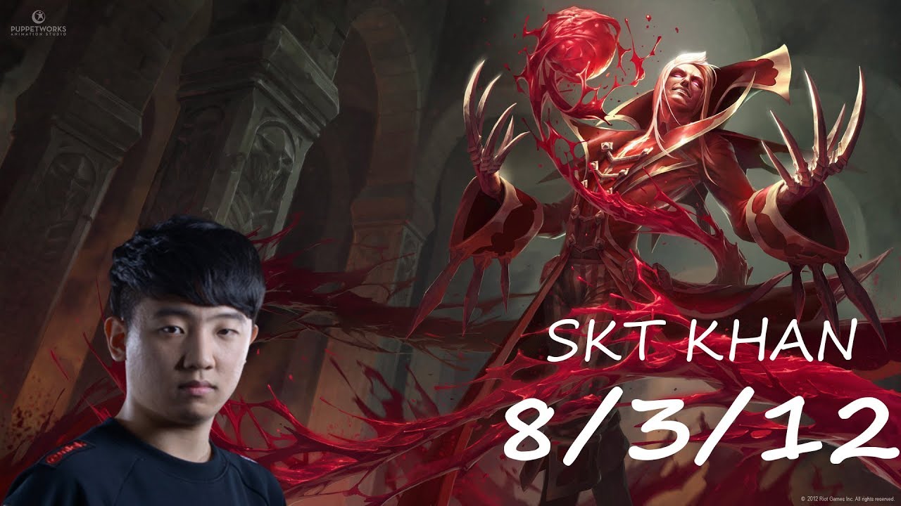 T1 Khan Stream: Khan Vladimir KDA 8/3/12.