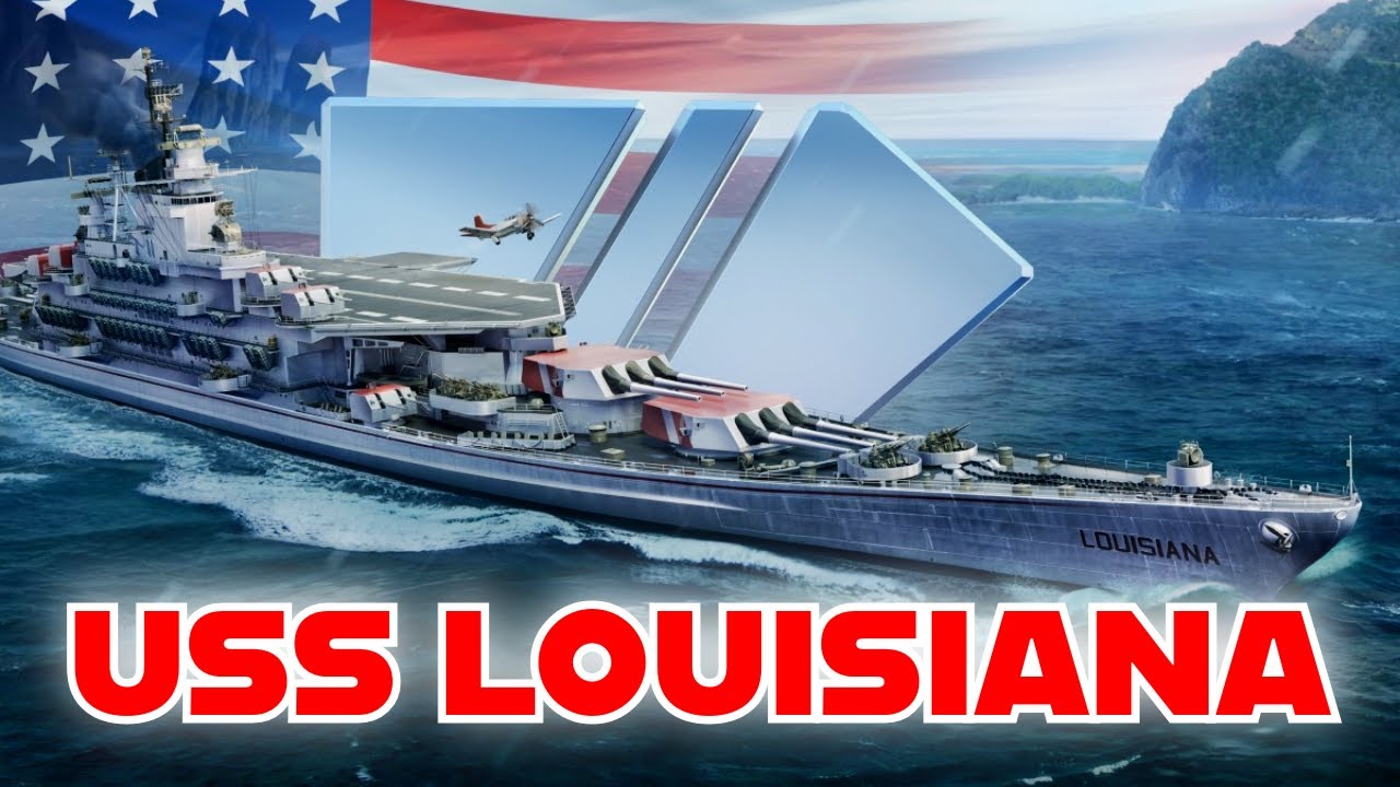 USS Louisiana — это круто! — Гибридные линкоры уже здесь #wowslegends