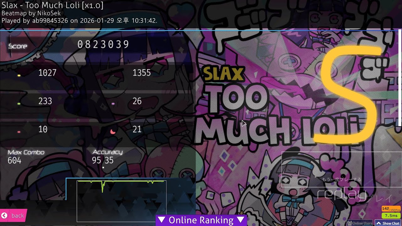 SLAX - TOO MUCH LOLI [4.89★] 95.56% CLEAR!! (NEW HARDEST!!)