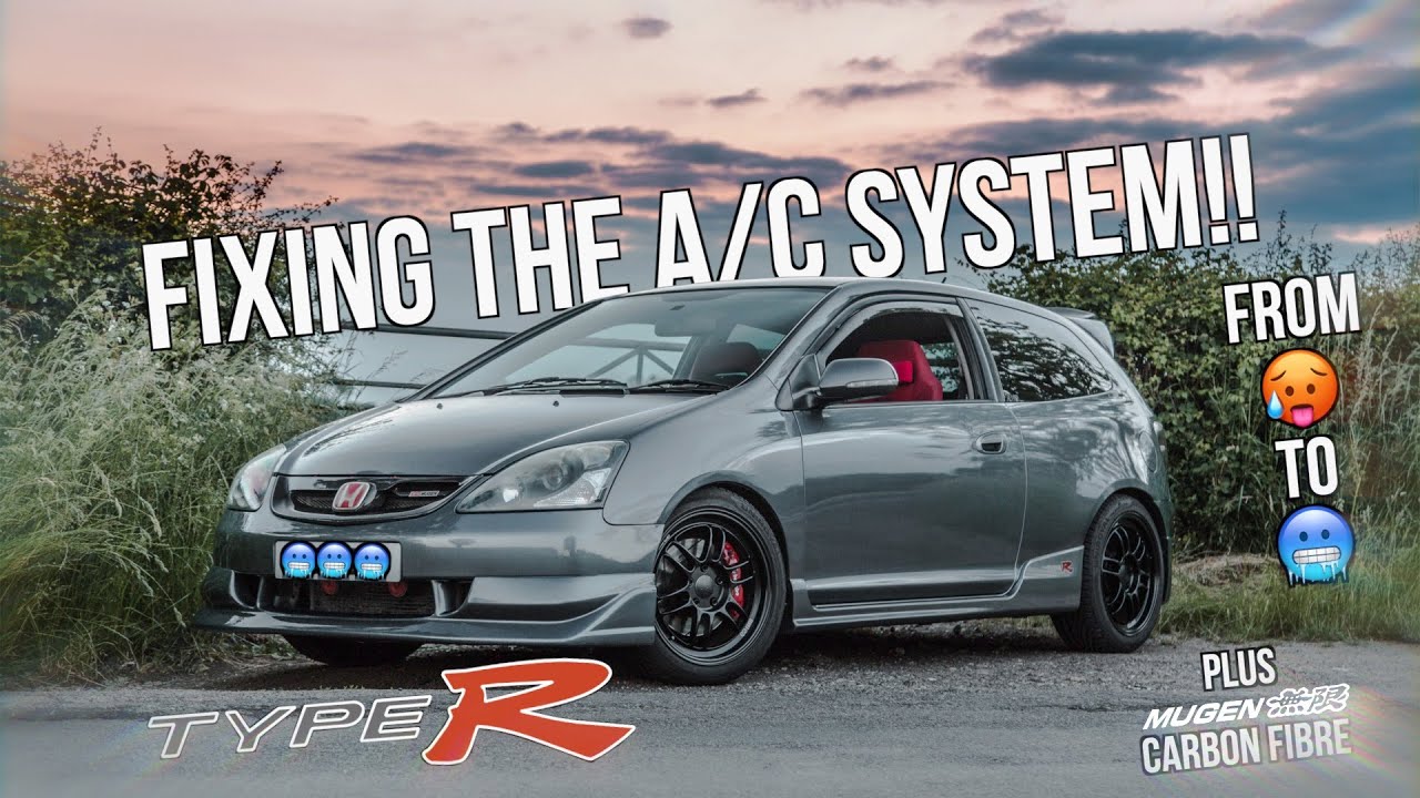 Ремонт кондиционера на моем Civic Type R EP3!! (+дополнение Mugen Carbon)