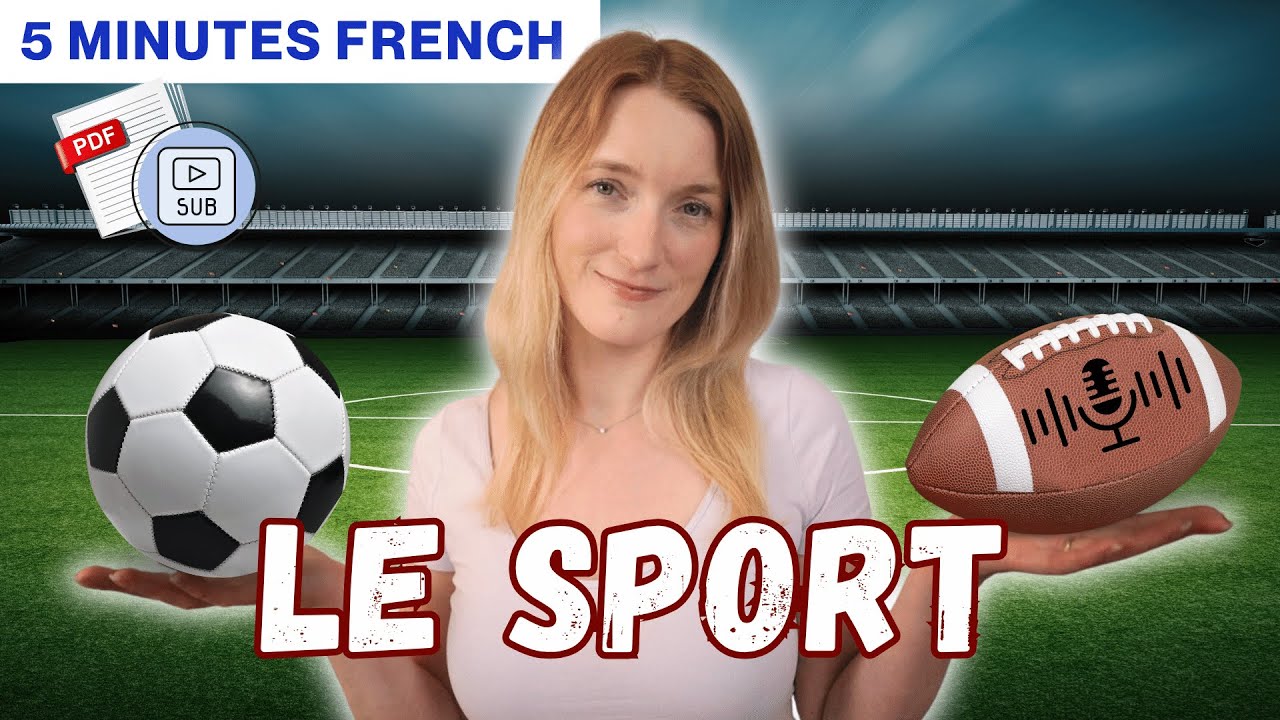Le sport - Sport | 5 Minutes Slow French with Subtitles