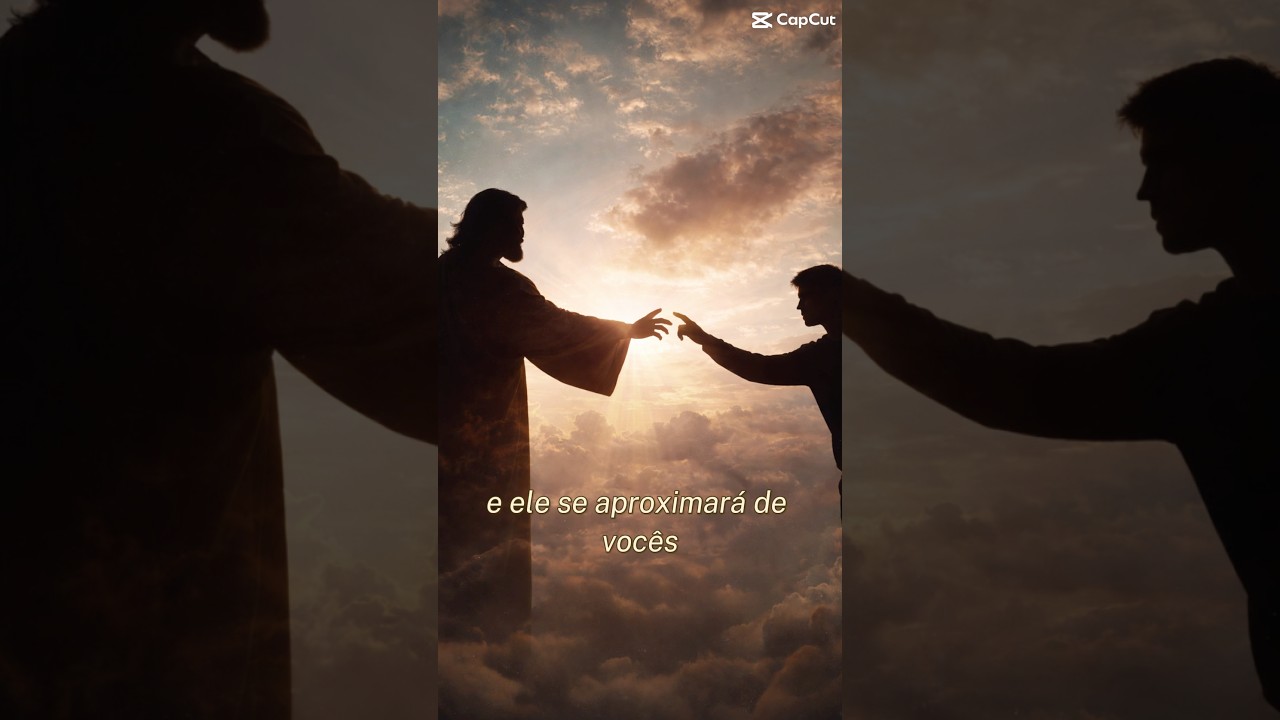 Se aproxime de Deus que ele se aproximará de você. #jesus #mensagensbíblicas #mensagensdivinas