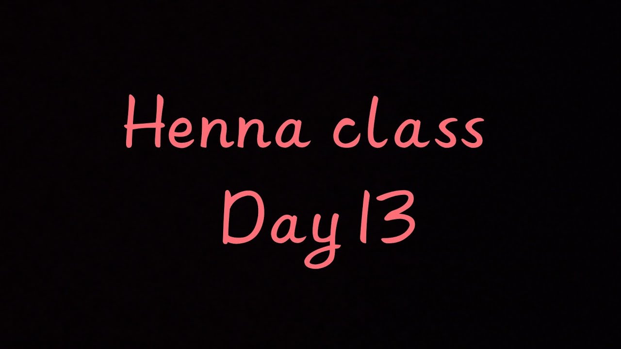 Henna 🌿 class Day (13/15) how to create simple shading flower bunches 💐