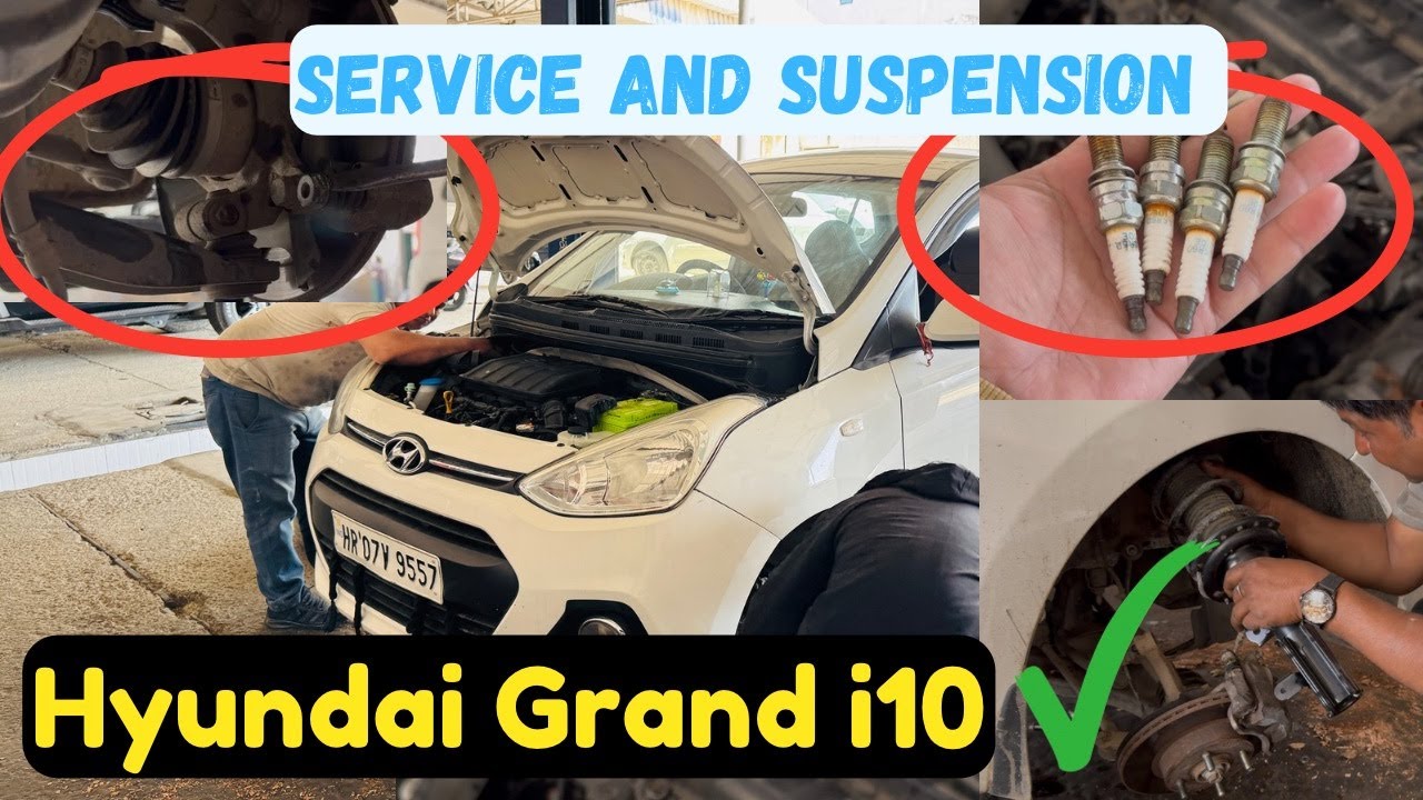 Grand i 10 Service And Suspension Video