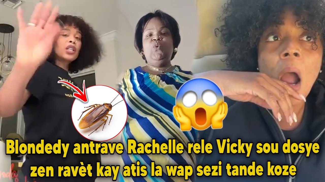 Blondedy antrave Rachelle rele Vicky sou dosye zen ravèt kay atis la wap sezi tande koze