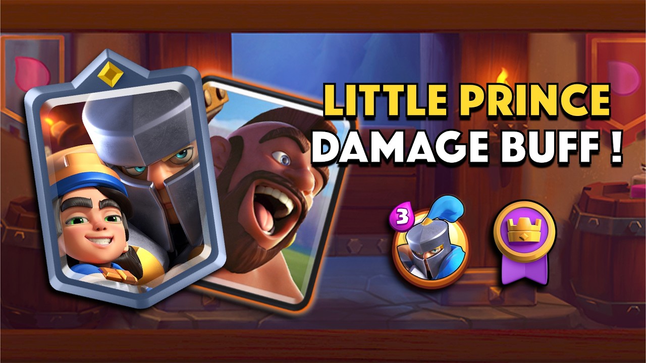 New Little Prince Buff! 3 High Level Clash Royale Match | HYGRO