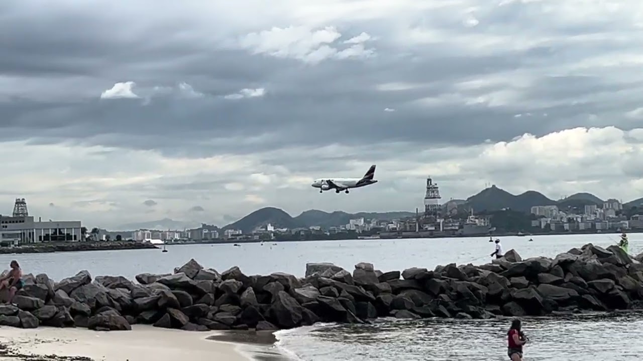 Pouso Santos Dummond! #riodejaneiro #praiadoflamengo 