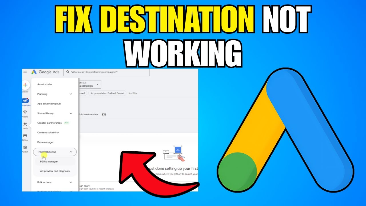 How To Fix Destination Not Working Google Ads (New Method)