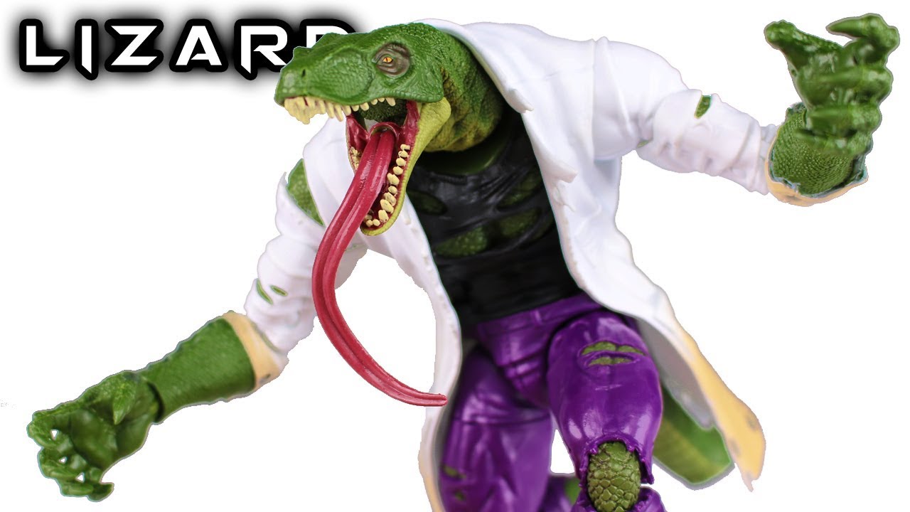 Marvel Legends LIZARD Build A Figure Action Figure Review