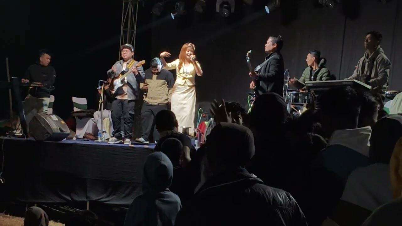 Devia haobam on stage