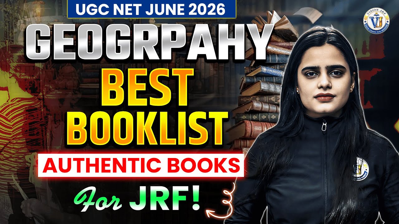 UGC NET June 2026 Geography Best Booklist | Authentic Books for JRF | Complete Guide | Simran Mam