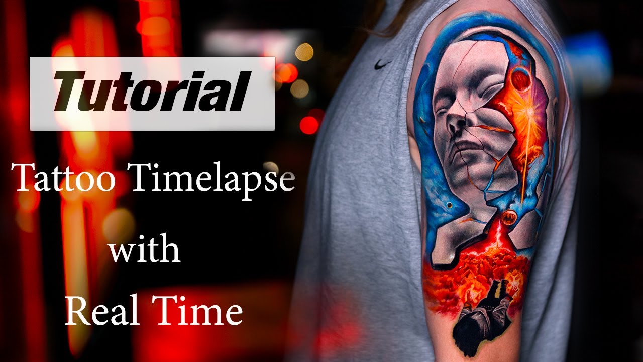 Unlimited Universe - Tattoo Timelapse with Real Time