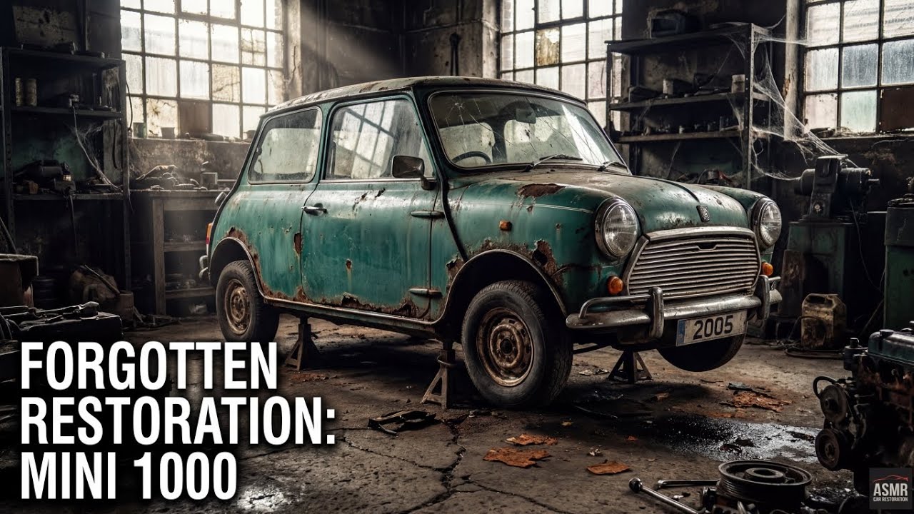 ASMR Car Restoration Full Rebuild || Abandoned British Leyland Mini 1000 (2005) Complete Restoration