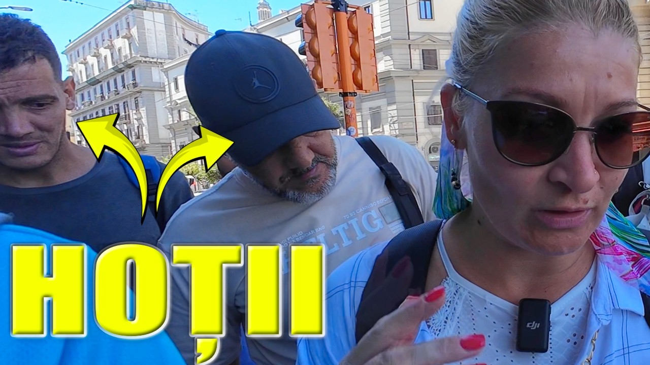 I-am filmat pe HOȚI în timp ce NE JEFUIAU în NAPOLI | Italia