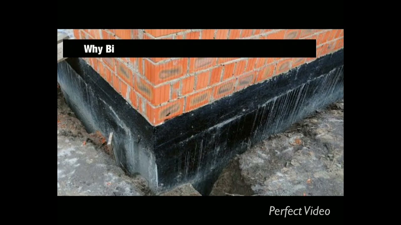 Why Bitumen coating is applied at Foundation?