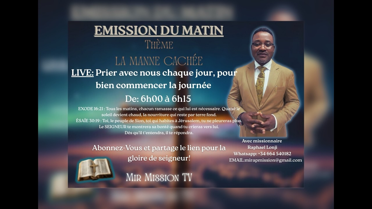 DIRECTE: 21/02/2026 QUAND DIEU COMBAT POUR TOI (Partie 101) LA PUISSANCE DE LA PAROLE