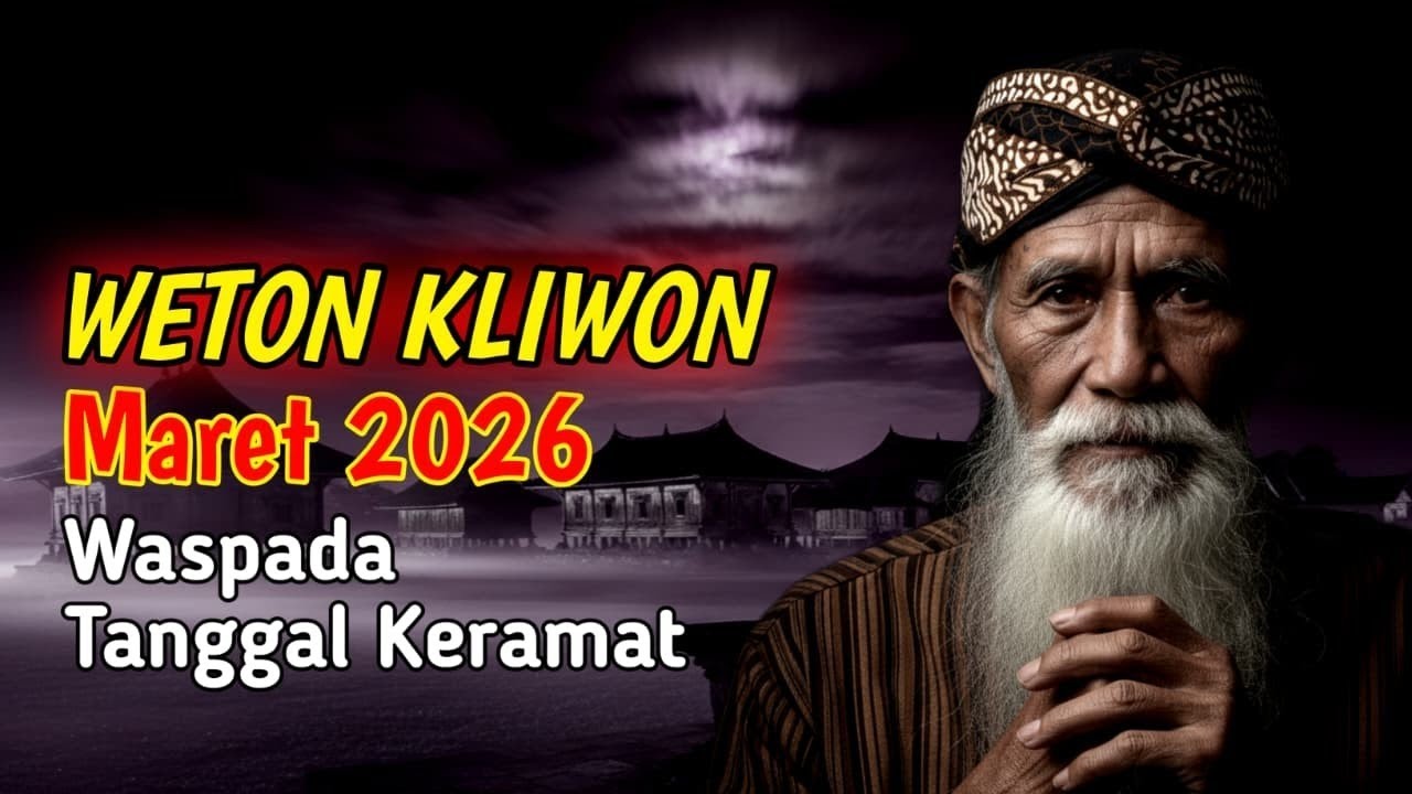 Jangan Abaikan ! Weton Kliwon Bulan Maret 2026 Ini