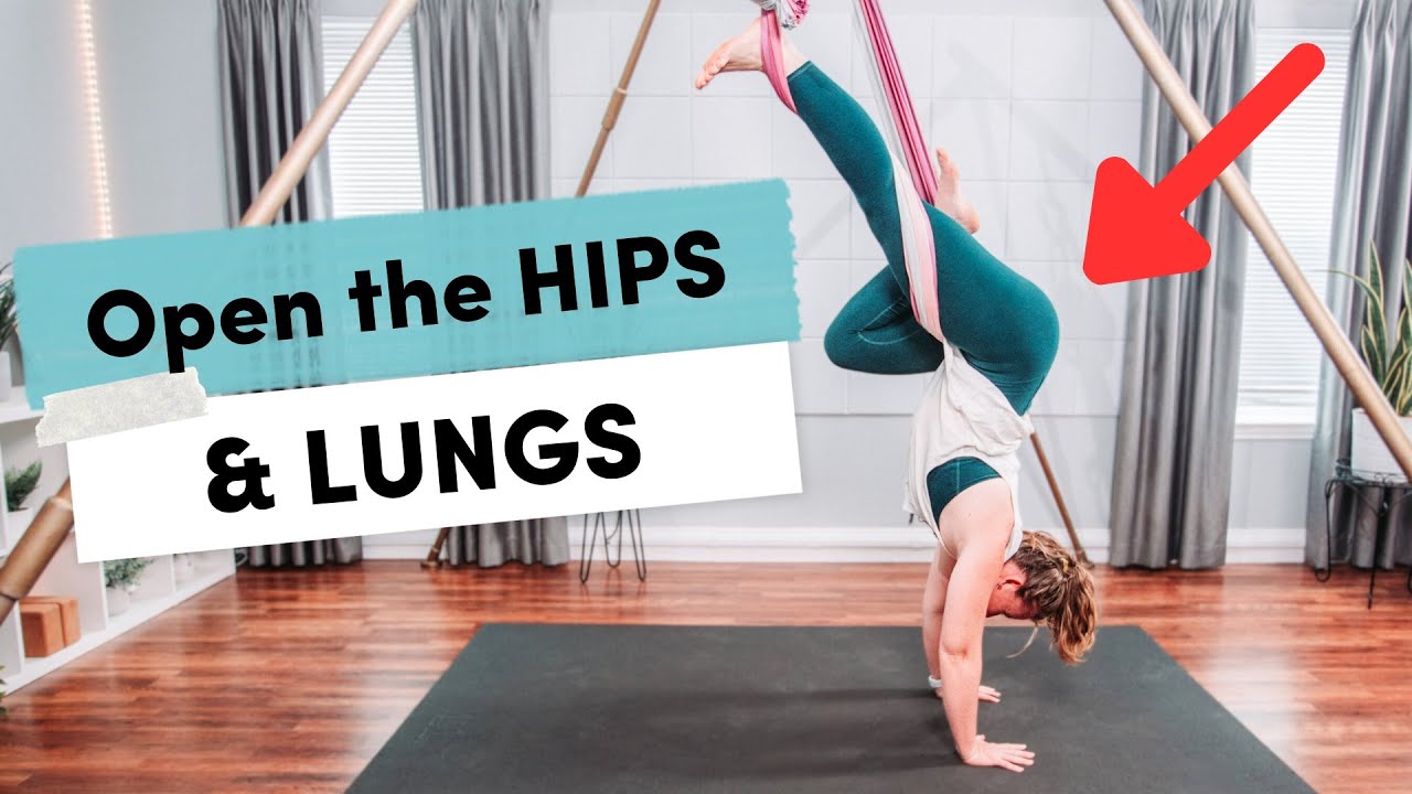 Aerial Yoga Class: Hip and Lung Opener Flow