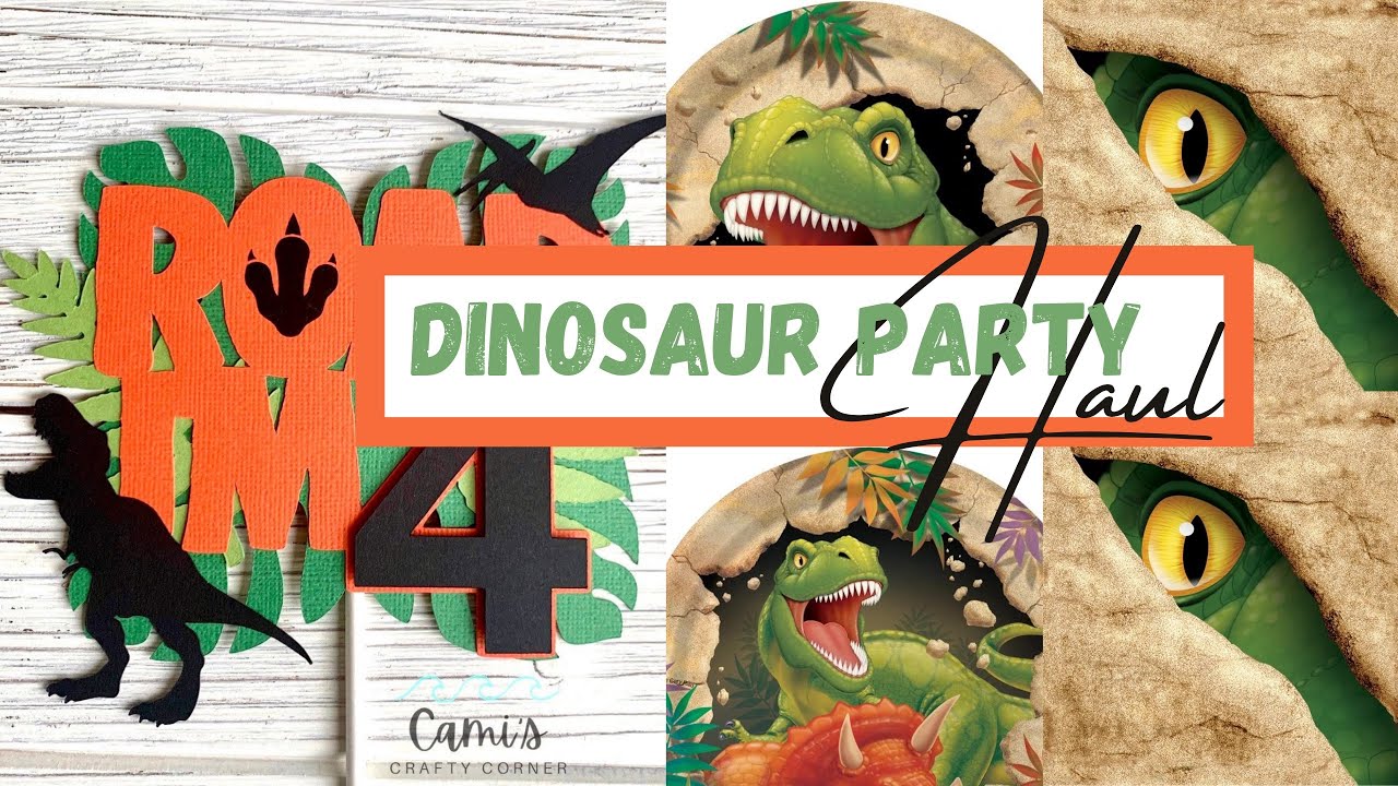 DINOSAUR BIRTHDAY PARTY HAUL #2