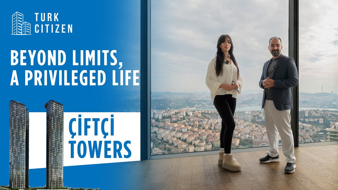 Breathtaking Bosphorus Views & Next to Zorlu Center: Luxury Living at Ciftci Towers! 🏙️