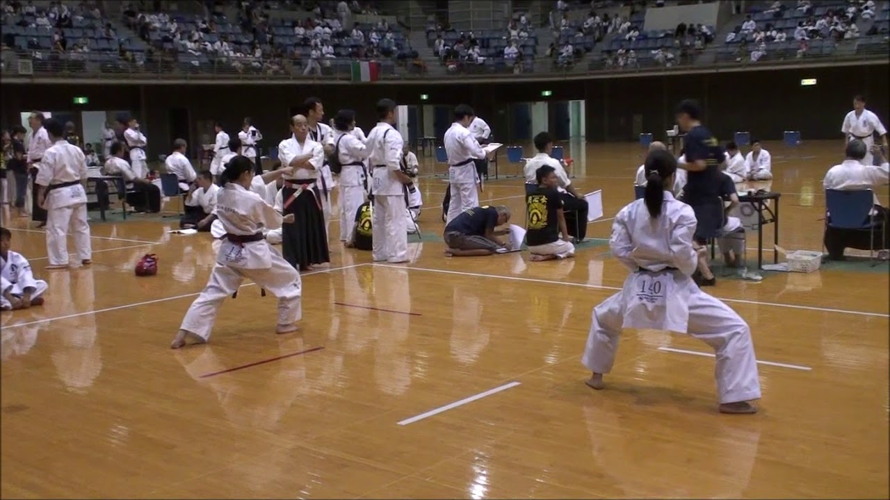 琉球少林流空手道　月心会　第25回全国大会　個人型決勝　高校・一般女子段