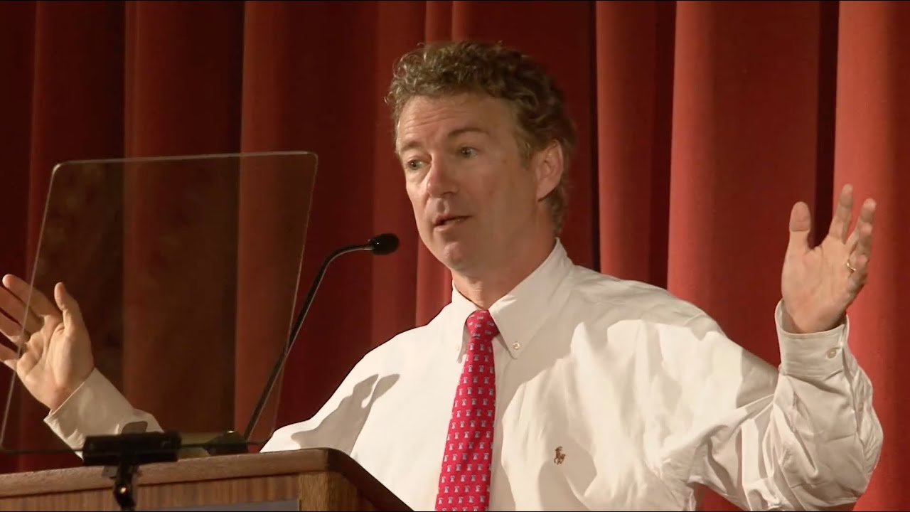 Senator Rand Paul Speaks at Berkeley Forum