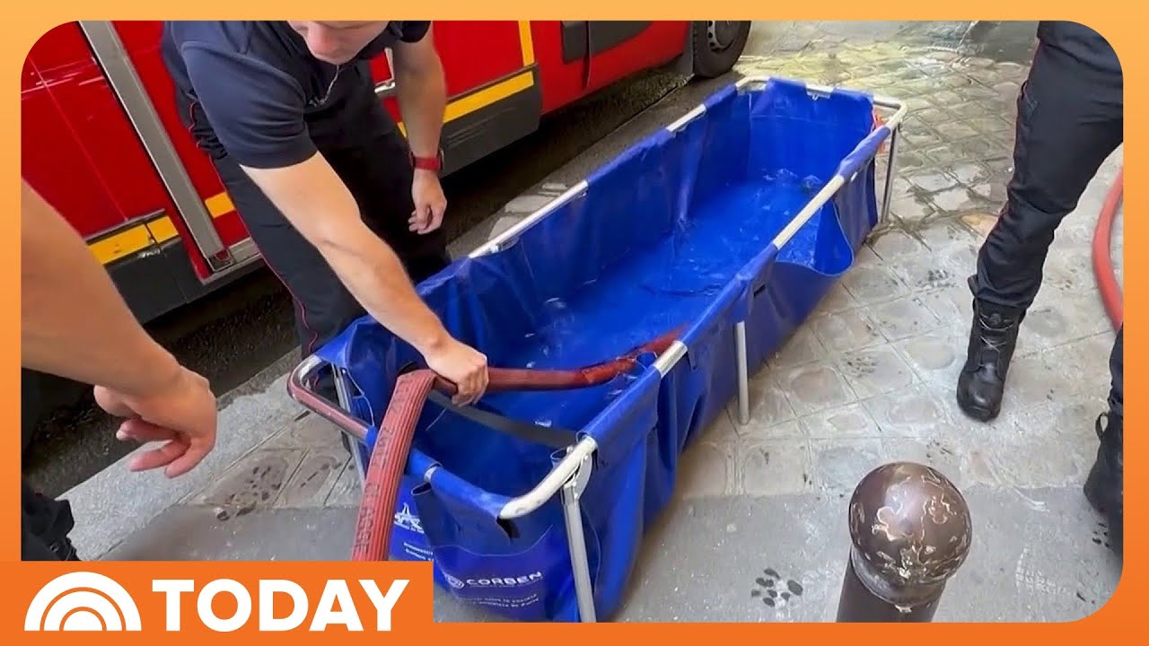 France Deploys Emergency Cooling Baths Amid Brutal Heat